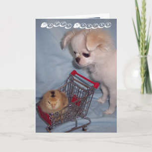 De gelukkige Kaart van het Puppy van Pasen