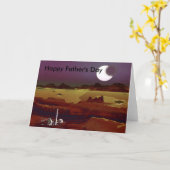 De gelukkige Kaart van Vaderdag Sci Fi (Gele Bloem)