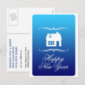 de gelukkige nieuwe aankondiging van het jaar (Voorkant / Achterkant)