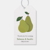 De gelukkige peren cadeaulabel (Voorkant)