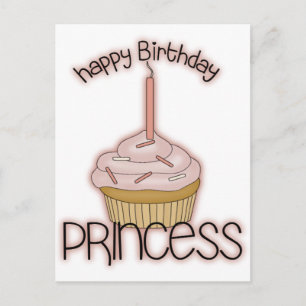 De gelukkige Prinses van de Verjaardag Briefkaart