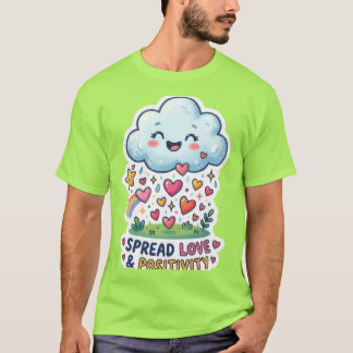 De Gelukkige Regenwolk StickerT-shirt T-shirt
