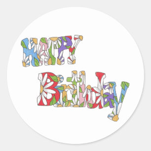 De gelukkige Stickers van de Verjaardag