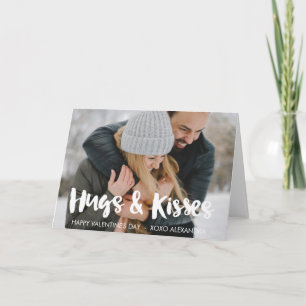 De gelukkige Valentijnsdag koestert & kust het Feestdagen Kaart