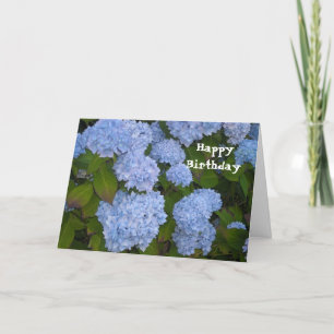 De Gelukkige Verjaardag van de hydrangea hortensia Kaart