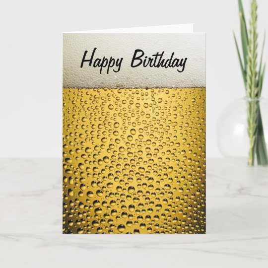 De Gelukkige Verjaardag Van Het Glas Van Het Bier Kaart Zazzle Be