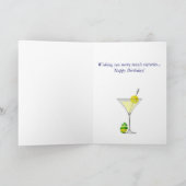 De Gelukkige Verjaardag van Martini van het tennis Kaart (Binnen)