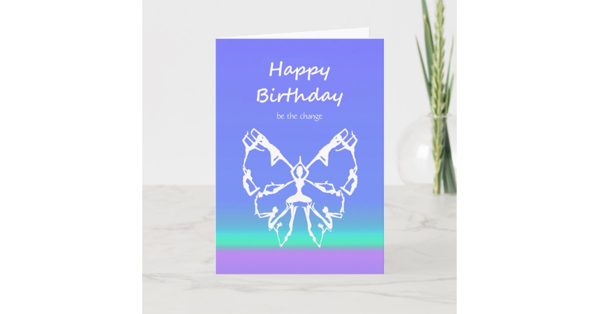 De Gelukkige Yoga Van De Verjaardag Stelt De Kaart Zazzle Be