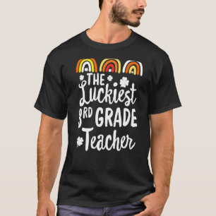 De gelukkigste eerste 3de graad leraar St Patrick' T-shirt