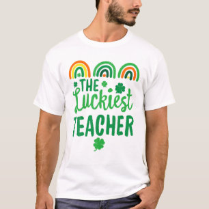 De gelukkigste leraar St. Patrick's Day Irish bij  T-shirt