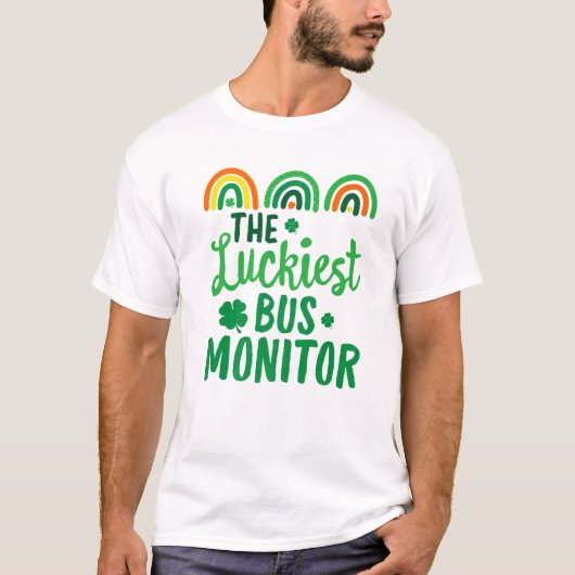 De gelukkigste schoolverpleegster St. Patrick's Da T-shirt (Voorkant)