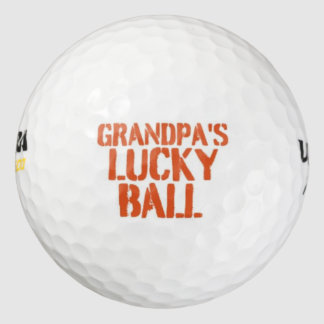 De geluksbal van opa golfballen