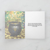 De geluksbrenger van de Ieren St. Patrick's Day Po Kaart (Binnen)