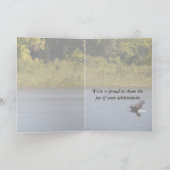 De gelukwensen afstuderen ~ Kaal Eagle Kaart (Binnen)