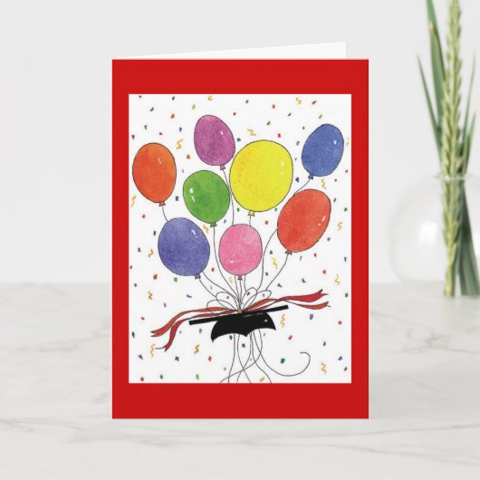 De Gelukwensen van afstuderen Kaart (Voorkant)