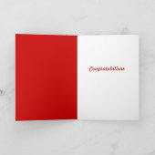 De Gelukwensen van afstuderen Kaart (Binnen)