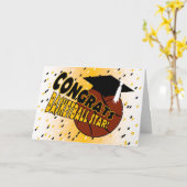 De Gelukwensen van afstuderen voor een Ster van Kaart (Gele Bloem)