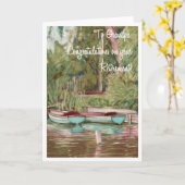 De Gelukwensen van de pensionering voor een Kaart (Gele Bloem)