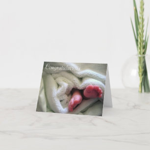 De Gelukwensen van het baby Kaart