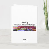 De Gelukwensen van Mitzvah van de knuppel Kaart (Achterkant)