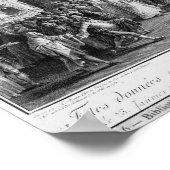 De gemaskerde bal, 23 januari 1782 poster (Hoek)