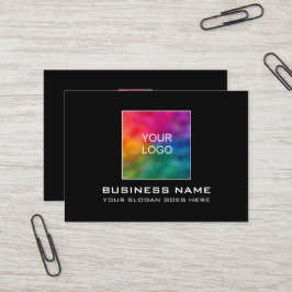 De Gematigde van de douane elegant voegt Uw Logo v Visitekaartje