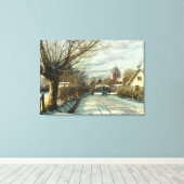 De Gemeenschap van Hoop Taastrup, buiten Kopenhage Canvas Afdruk (Insitu (Houten vloer))