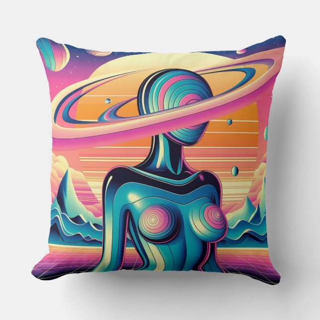 De gemeenschappelijke rondes van een Square Life A Kussen (Voorkant)