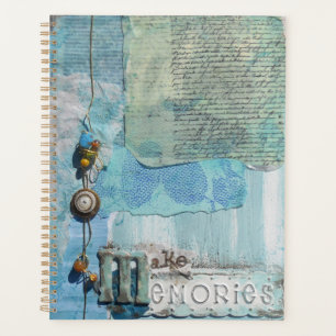 De gemengde Kunst van Media maakt Memories Citaat Planner