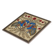 De Gemini-pauw Tegeltje (Zijkant)