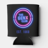 De Gen X Club met Custom Year Blikjeskoeler (Achterkant)