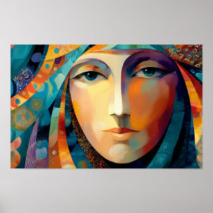 De genade van de Heilige Hedwig van Silezië Poster