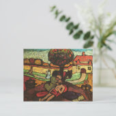 De genadige Samaritaan van Paula Modersohn-Becker Briefkaart (Staand voorkant)