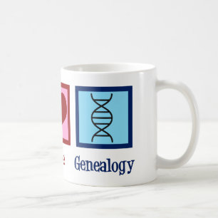 De Genealogie van de Liefde van de vrede Koffiemok
