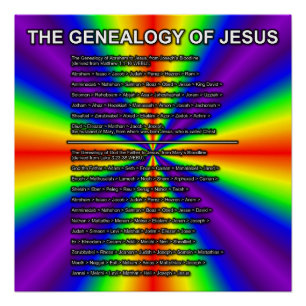De Genealogie Van Jezus Perfect Poster