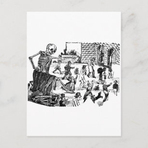 De generaal Calavera van de Graveyard Briefkaart