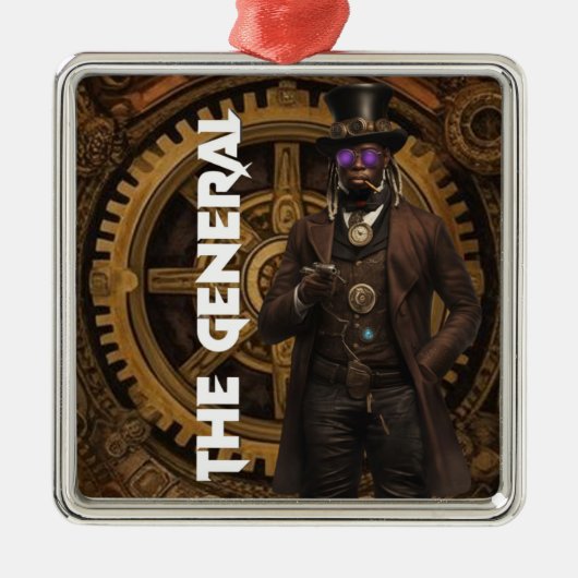 De Generaal  Metalen Ornament (Voorkant)