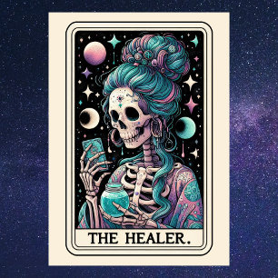 De Genezer Tarot Mystieke Gotische Kunst Briefkaart