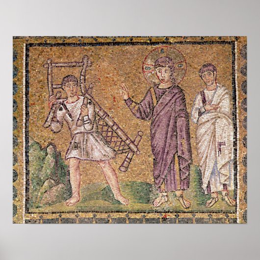 De genezing van de Paralyse van Capernaumx Poster (Voorkant)