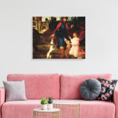 De genezing van Sint Roch Canvas Afdruk (Insitu (Woonkamer))