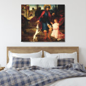 De genezing van Sint Roch Canvas Afdruk (Insitu (Slaapkamer))