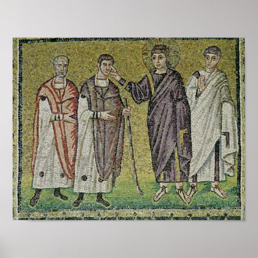 De genezing van twee blinden uit Jericho Poster (Voorkant)