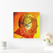 De Geniale wandklok Vierkante Klok (Huis)