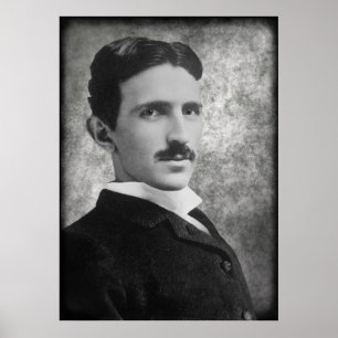 DE GENIUS NIKOLA TESLA POSTER