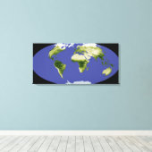 De genormaliseerde verschilvegetatie-index canvas afdruk (Insitu (Houten vloer))