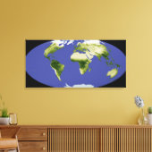 De genormaliseerde verschilvegetatie-index canvas afdruk (Insitu (Woonkamer))