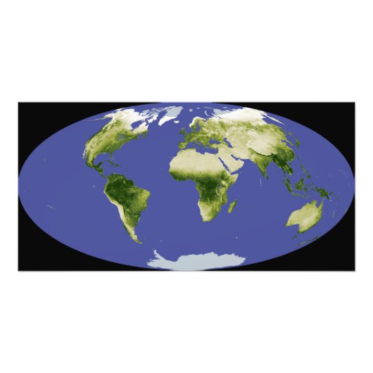 De genormaliseerde verschilvegetatie-index foto afdruk (Voorkant)