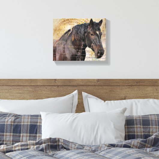 De Gentle One Canvas Afdruk (Insitu (Slaapkamer))