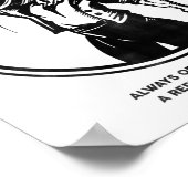 "De Gentleman's Guide to Greatness" Man grot bier Poster (Hoek)