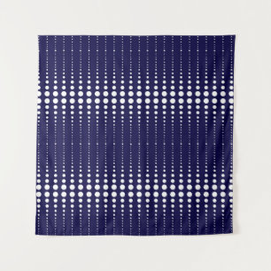 De geometrische lijnstreep van de  stijlcirkels va wandkleed